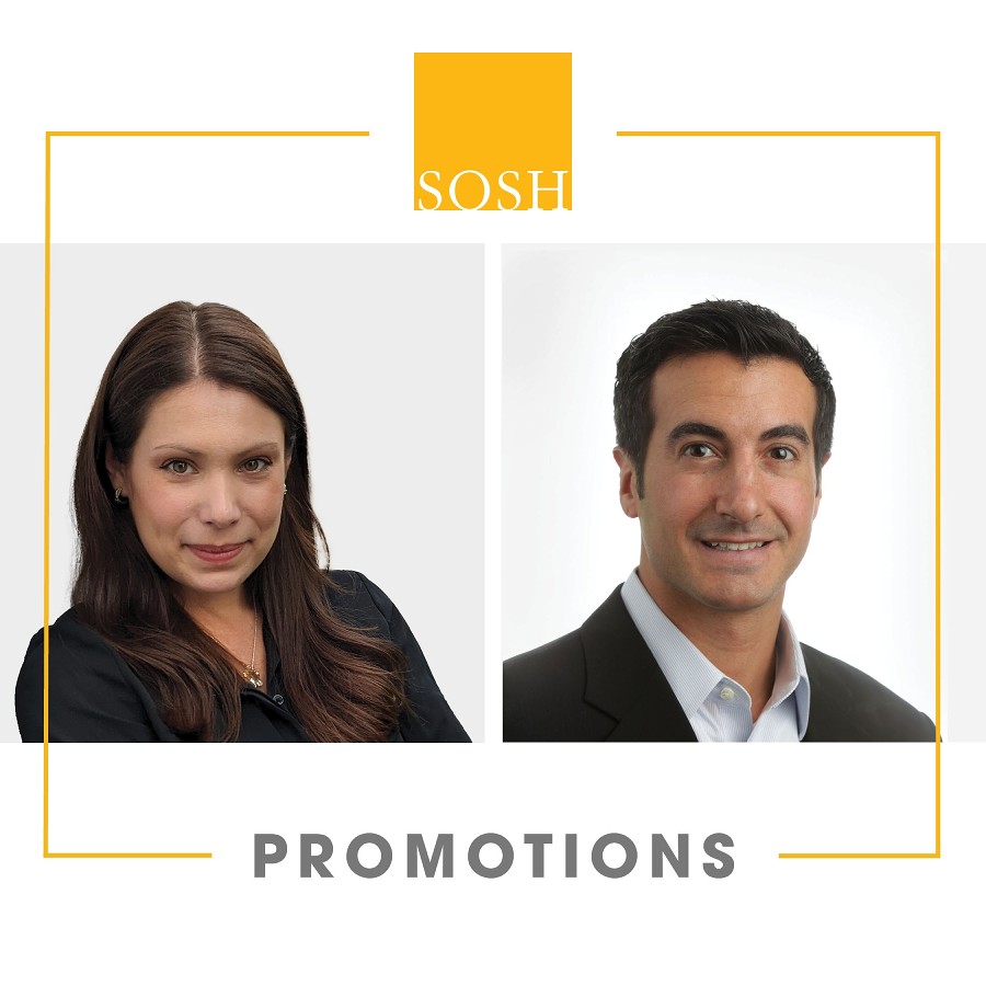 SOSH Promotes Michael Salerno and Christine Sawatzke to Associate